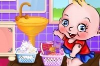 Baby hace la colada Baby hace la colada