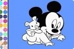 Colorea a Baby Mickey Mouse Colorea a Baby Mickey Mouse