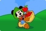 Mickey Mouse recolector de manzanas Mickey Mouse recolector de manzanas