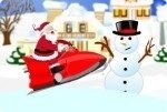 Moto de nieve Papá Noel Moto de nieve Papá Noel