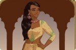 Mujer india con sari Mujer india con sari