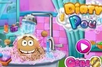 Pou tiene que bañarse Pou tiene que bañarse