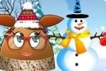 Pou y el muñeco de nieve Pou y el muñeco de nieve