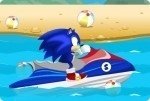Sonic en moto de agua