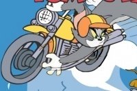 Tom y Jerry en la moto Tom y Jerry en la moto