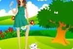 Viste a la chica de las mascotas Viste a la chica de las mascotas