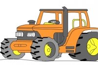 Dibujar un Tractor
