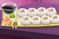 Sushi en la clase de cocina de Sara
